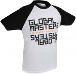 Global Masters T-Shirt GM Text - white (XL)