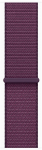APPLE Watch Series 10 GPS 46mm Rose Gold Aluminium Case with Plum Sport Loop