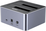 Unitek Y-3027GY01-EU Disk Clone Station 2 x SATA 2.5"/3.5" USB-C 10Gbps