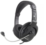 Esperanza EH101 MANUET headphones with microphone, black