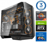 INTOP AQUA Ryzen 5 7600X 64GB DDR5 1TB SSD M.2 NVME+2TB RTX5070 12GB no-OS