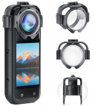 Puluz lens covers for Insta360 X5 camera (snap-on)