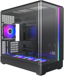 Montech KING 15 PRO mATX PC Case, Tempered Glass, RGB, black