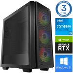 INTOP i5-12400F 16GB 500SSD M.2 NVME+4TB RTX3050 6GB WIN11