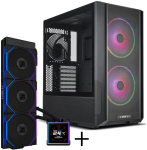 Lian Li LANCOOL 216 case bundle + HYDROSHIFT II LCD-S 360TL AiO - black