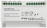 Zigbee Din Rail Relay Module, 4x16A, 100-230V AC