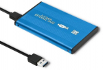 QOLTEC Ext. HDD Case HDD/SSD Blue
