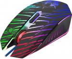 Gaming, optic, wired mouse  DEFENDER GM-590L DARK AGENT 12800dpi 6P illuminate