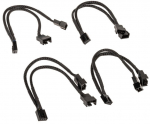 Akasa PWM Fan Splitter 4-Pack - Black
