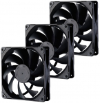 Phanteks M25 PWM Fan, 3-Pack - 140mm, Black