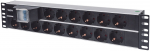 48.26 cm (19") 2U Rackmount 15-Way Power Strip - German Type