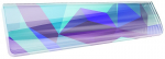 CHERRY Xtrfy WR5 Compact Resin Wrist Rest for 65% Keyboards, Litus Blue