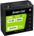 Greencell Accumulator CUBE LiFePO4 20Ah 12V/12.8V 256Wh