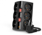 Surge protector Acar SMART 1.5m black