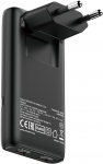 Verbatim GaN III Fold n Go Charger 2 Port 65W USB-C black