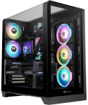 Thermaltake View 390 TG Mid-Tower PC Case, Black, Tempered Glass x2