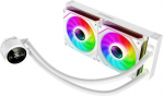 Gamemax CPU Liquid Cooler | ICEBURG 240 DIGITAL WH | White