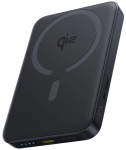 LiPo PowerBank 10000mAh 22.5W wireless QI2 charger, with magnet Magsafe compatible black EnerFill FM12 BASEUS