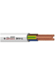 Cable BVV-LL 3x1.5 white 25 m