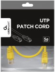 GEMBIRD PP12-0.5M/Y Gembird patchcord RJ