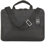 Rivacase 8823 m&eacute;lange MacBook Pro and Ultrabook case - black, 13.3"