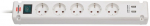 Brennenstuhl Steckdosenleiste Bremounta 5xUSB wei&szlig; 3m