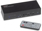 Lindy 4x2 HDMI 2.0 18G Matrix Switch - video/audio switch