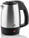 ETA | Kettle | ETA618890010 Holiday | Electric | 1000 W | 0.5 L | Stainless steel | Black/Stainless steel