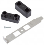 Aquacomputer enclosure loop-thourgh via slot cover with two connections G1/4,...