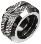 Bitspower Multi-Link Adapter Anschluss gerade G1/4 Zoll AG auf 16mm AD Hardtube - silber gl&auml;nzend