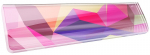 Cherry Xtrfy ZUB WR5 Compact Resin Wrist Rest for 65% Keyboards, Litus Pink