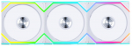 Lian Li UNI FAN SL Wireless ARGB PWM Fans 3-Pack Reverse Blade 120mm White