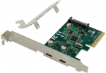 CONCEPTRONIC PCI Express Card 2xPort USB 3.2 Gen2 Typ-C sw