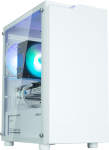 Zalman T4 Plus micro-ATX Geh&auml;use Tempered Glass Panoramic View - White