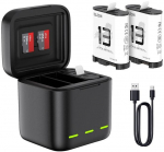 Telesin three-channel battery charger for GoPro Hero 13 Black