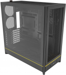 Montech HS01 PC case, midi-tower, ATX, aRGB, tempered glass, black