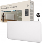 Mill Invisible Smart WiFi Heater | PA1500WIFI4 | Panel Heater | 1500 W | Suitable for rooms up to 18-22 m&sup2; | White | IPX
