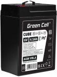Greencell Battery AGM VRLA 6V 4,5Ah IP54