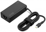 N Lenovo - USB-C Netzteil - Wechselstrom 100-240 V - 65 Watt - Schwarz
