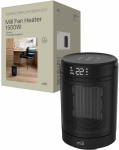 Mill FH1500BLACK | Ceramic fan heater | 1500 W | Suitable for rooms up to 22 m&sup2; | Black