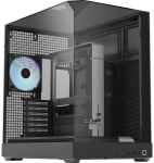 APNX V2 black case, 3x tempered glass panels