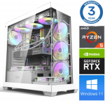 INTOP Ryzen 5 7500F 32GB DDR5 1TB SSD M.2 NVME+4TB RTX5060Ti 16GB WIN11
