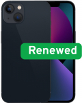Apple Renewed Grade B | Apple iPhone 13 | Midnight | 6.1 " | Super Retina XDR | A15 Bionic | 4 GB | 128 GB | iOS