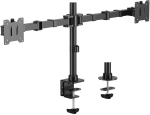 Equip Desk Mount 17-35" 2 Monitors 360&deg; 20kg Black