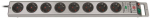 Brennenstuhl Super-Solid 8-Way Surge Protector Power Strip - Silver