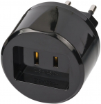 Brennenstuhl travel adapter USA to Euro, 2.5A fuse
