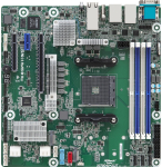 Asrock X570D4U-2L2T/BCM motherboard AMD X570 Socket AM4 micro ATX