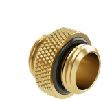 Barrow Adapter gerade G1/4 Zoll AG auf G1/4 Zoll AG, 5mm - gold