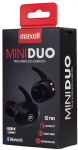 MAXELL MINI DUO Wireless in-ear headphones with charging case Black