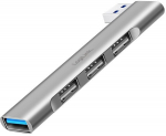 LogiLink Ultraslim USB-A to 1xUSB 3.0 , 3xUSB 2.0